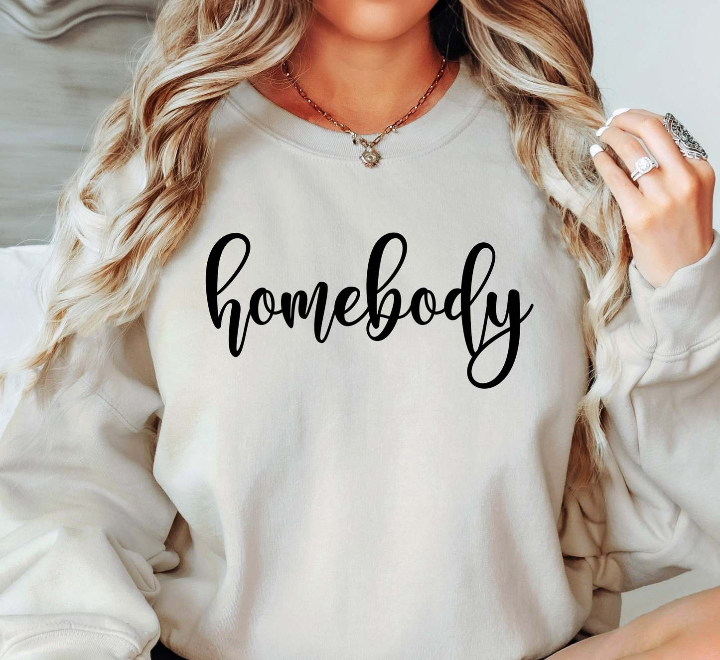 Homebody Sweatshirt | Groovy Vibes Collection | Unique Gifts for Family and Friends