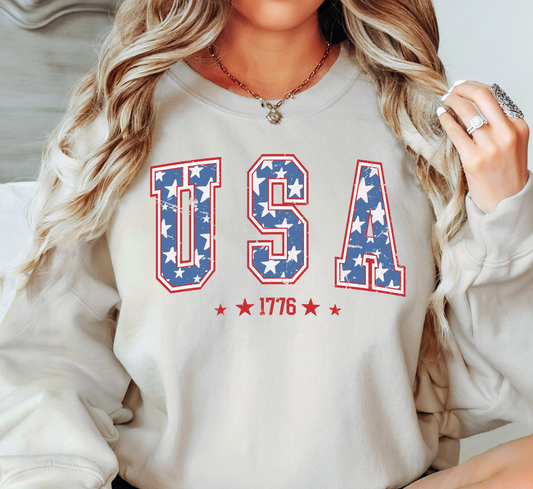USA 1776 Sweatshirt | Stars and Stripes Collection | Unique Gifts for Family and Friends