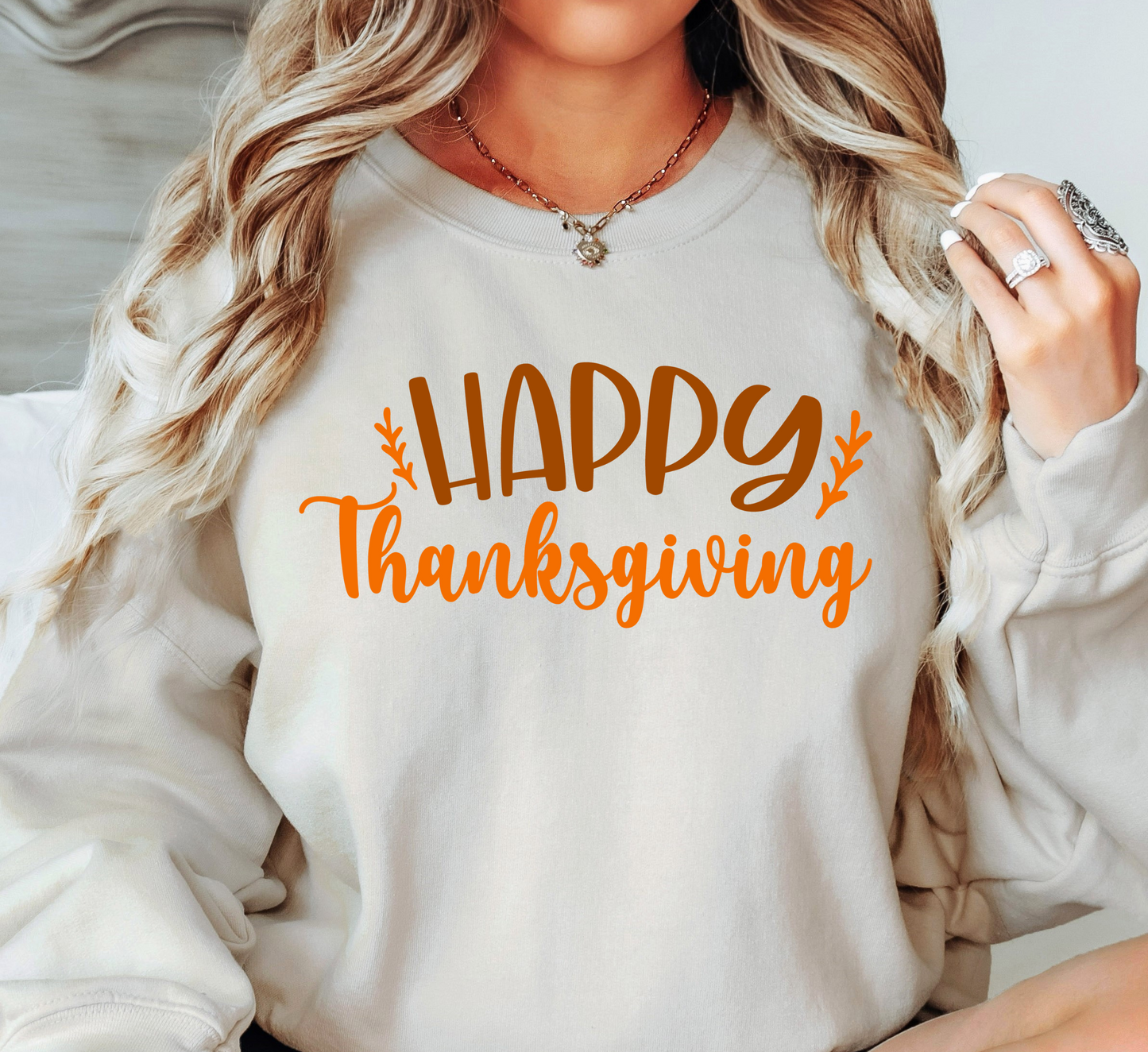 Happy Thanksgiving Sweatshirt | Harvest Joy Collection | Unique Gifts for Family Friends