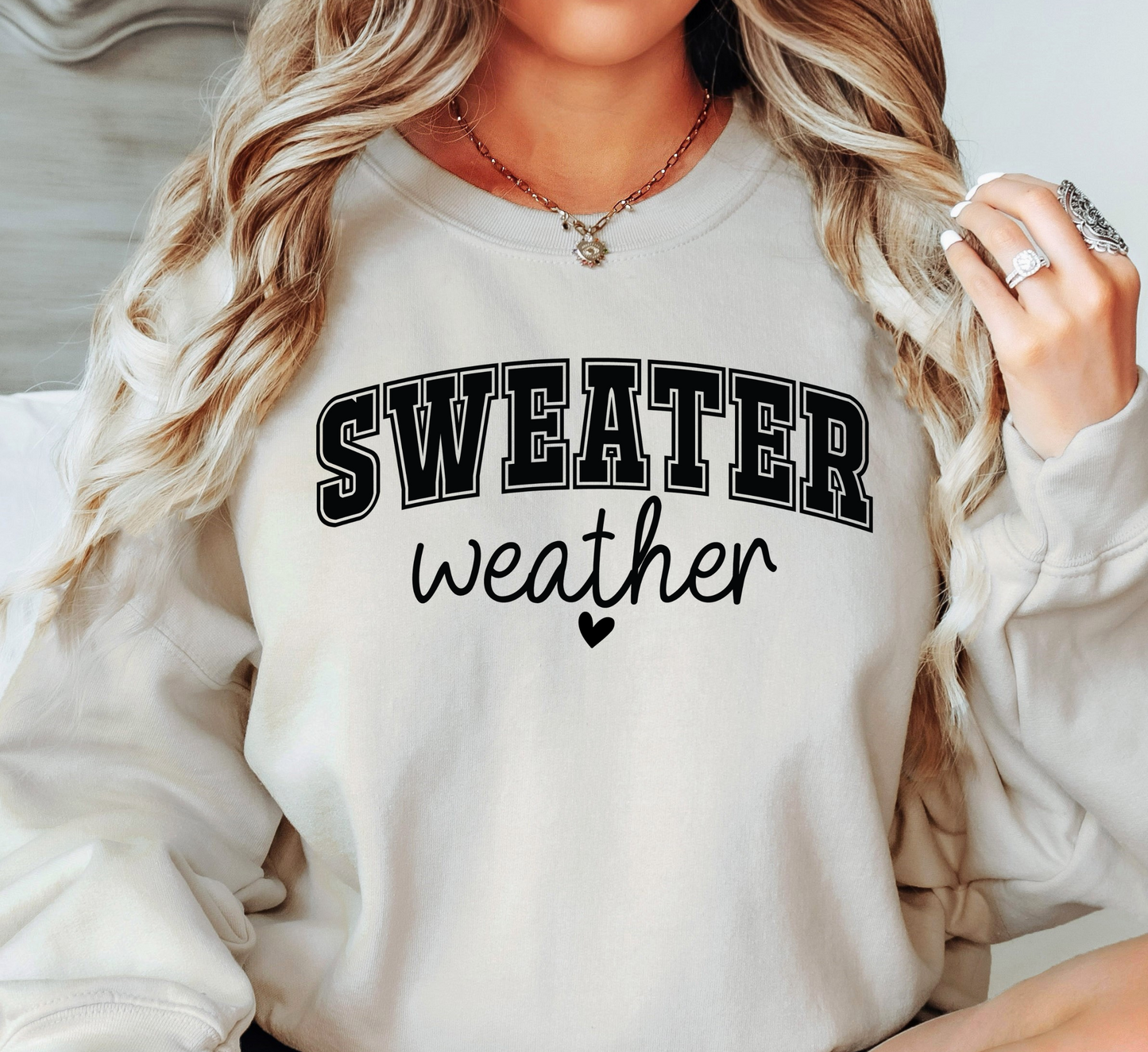 Sweater Weather Sweatshirt | Frosty Chic Collection | Unique Gifts for Family Friends