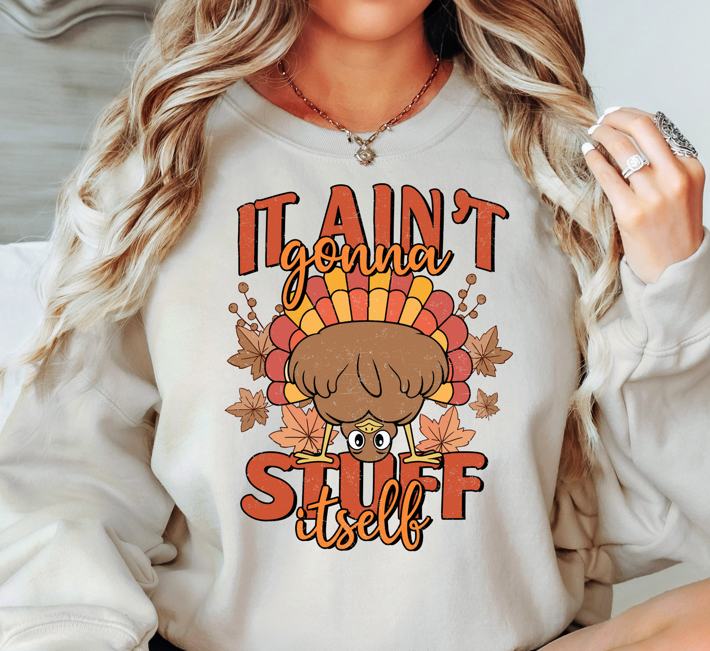 Gonna Stuff Itself Sweatshirt | Harvest Joy Collection | Unique Gifts for Family Friends