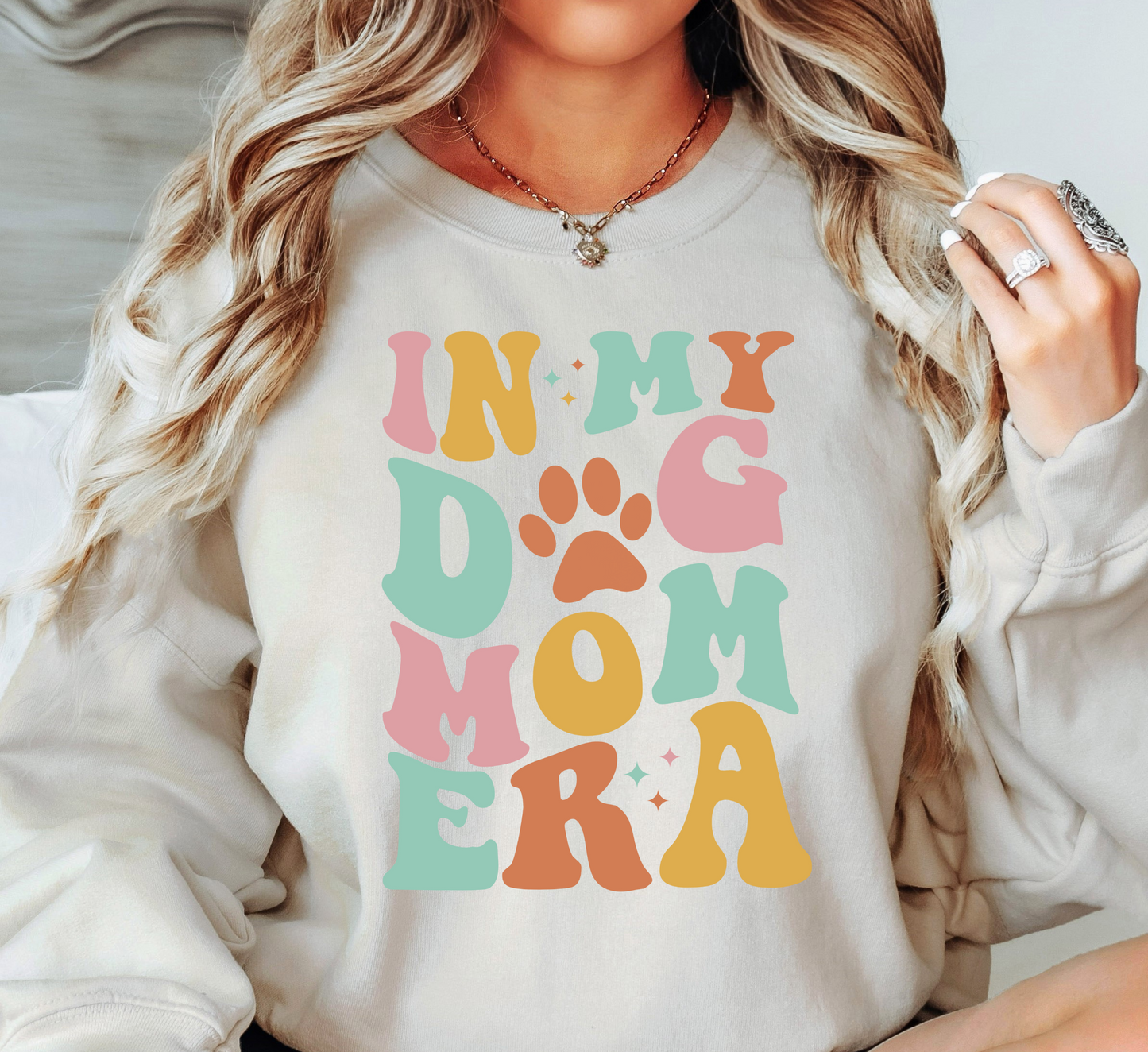 In My Dog Mom Era Sweatshirt | Pawsitive Vibes Collection | Unique Gifts for Family and Friends