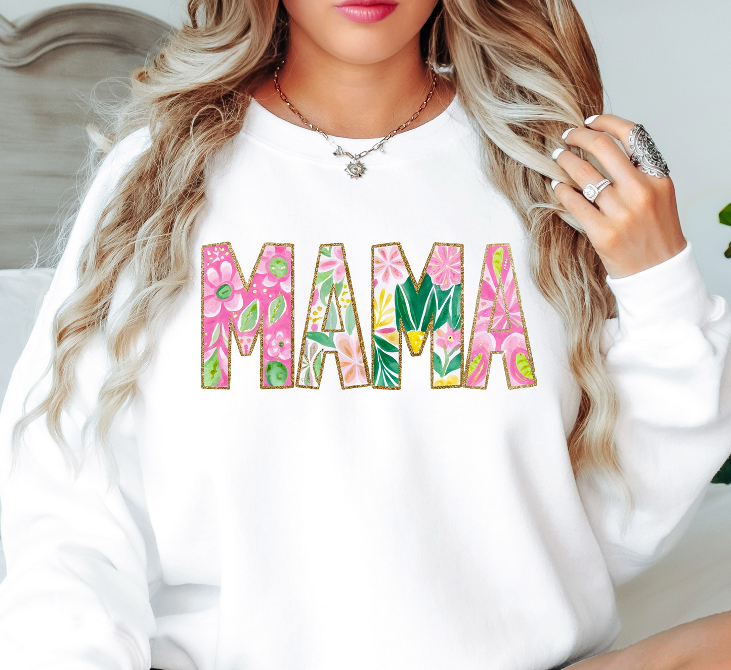 Summer Vibes Mama Sweatshirt | Mama Mode Activated Collection | Unique Gifts for Family Friends