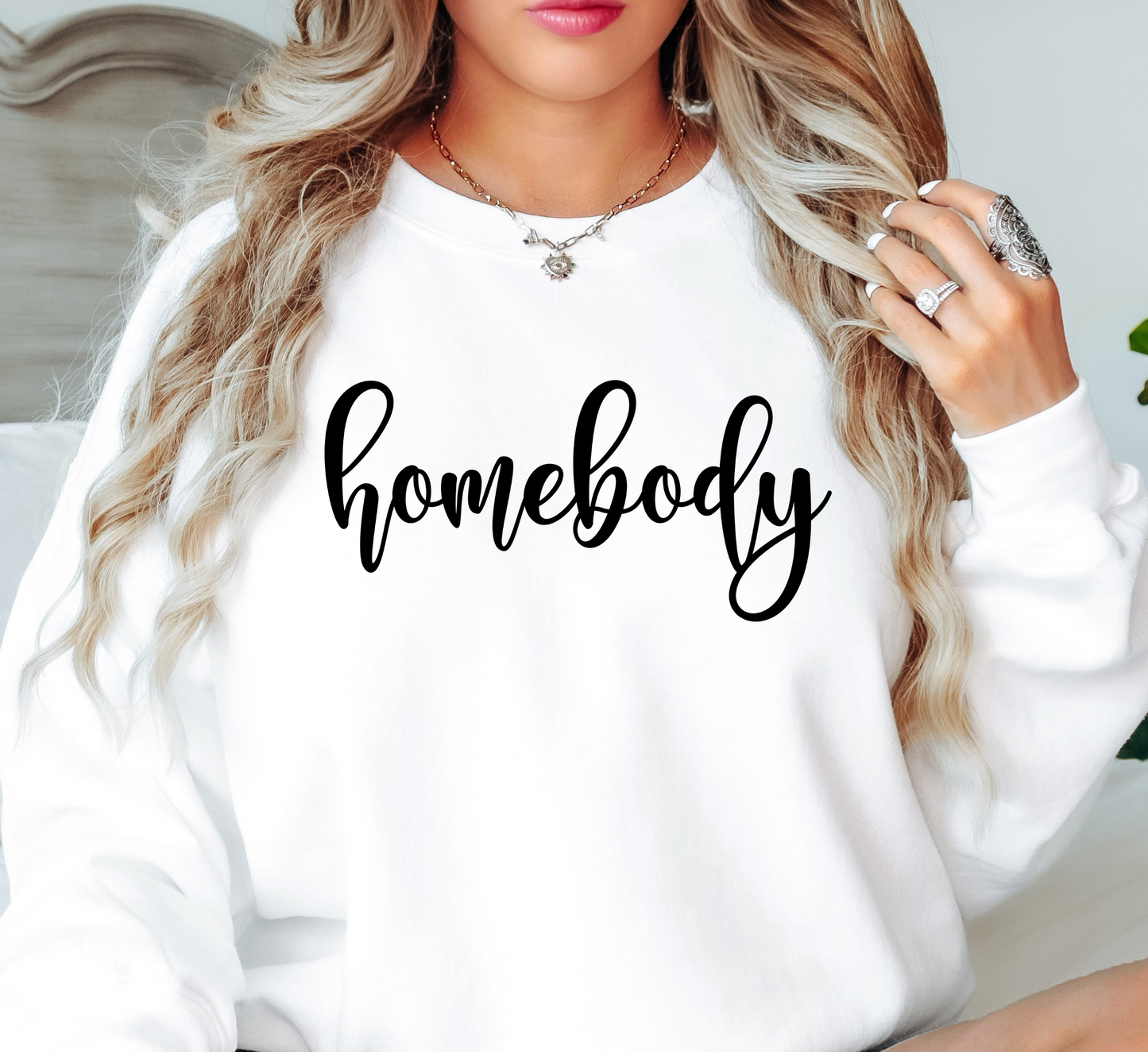 Homebody Sweatshirt | Groovy Vibes Collection | Unique Gifts for Family and Friends