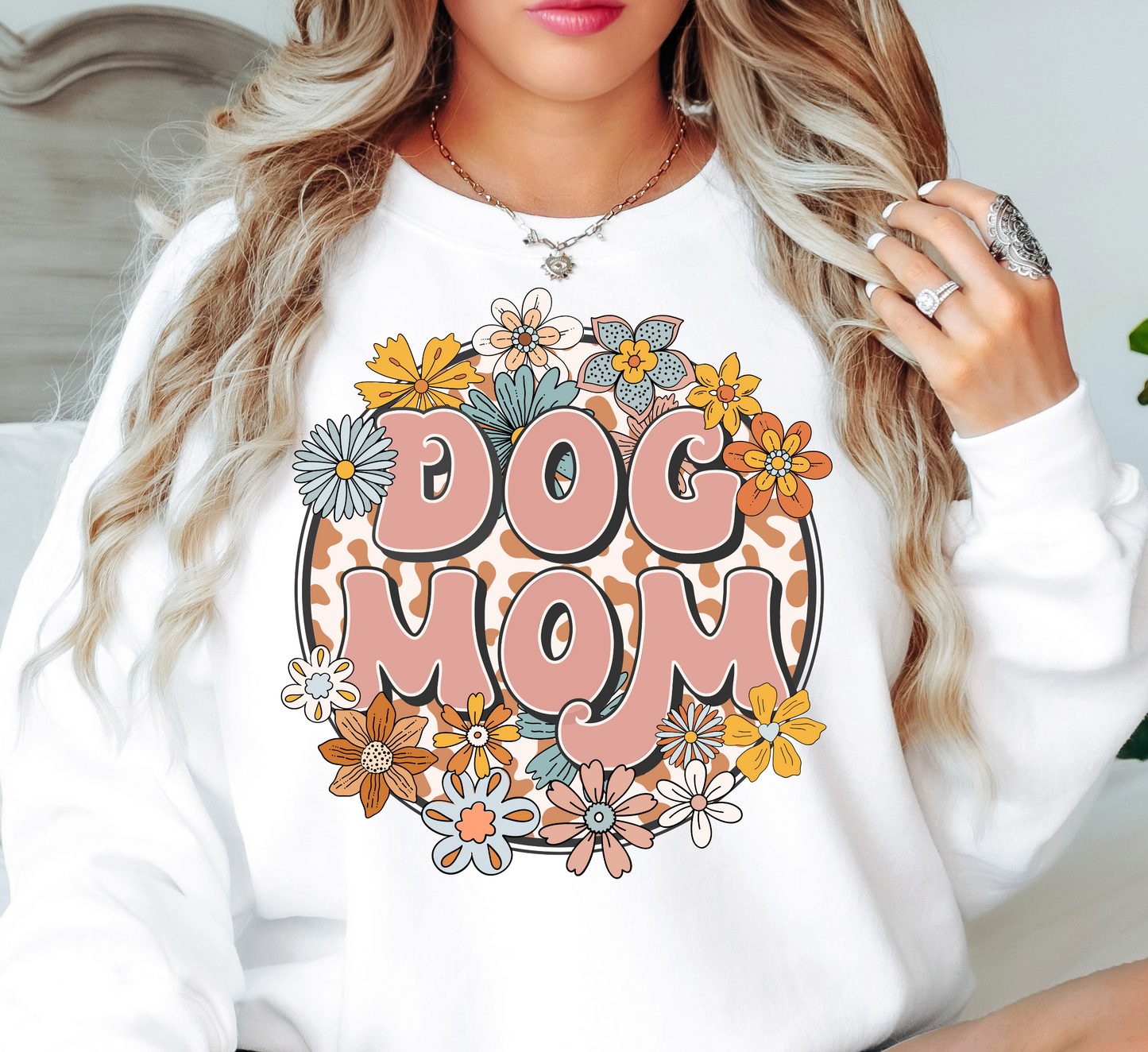 Groovy Dog Mom Sweatshirt | Pawsitive Vibes Collection | Unique Gifts for Family and Friends