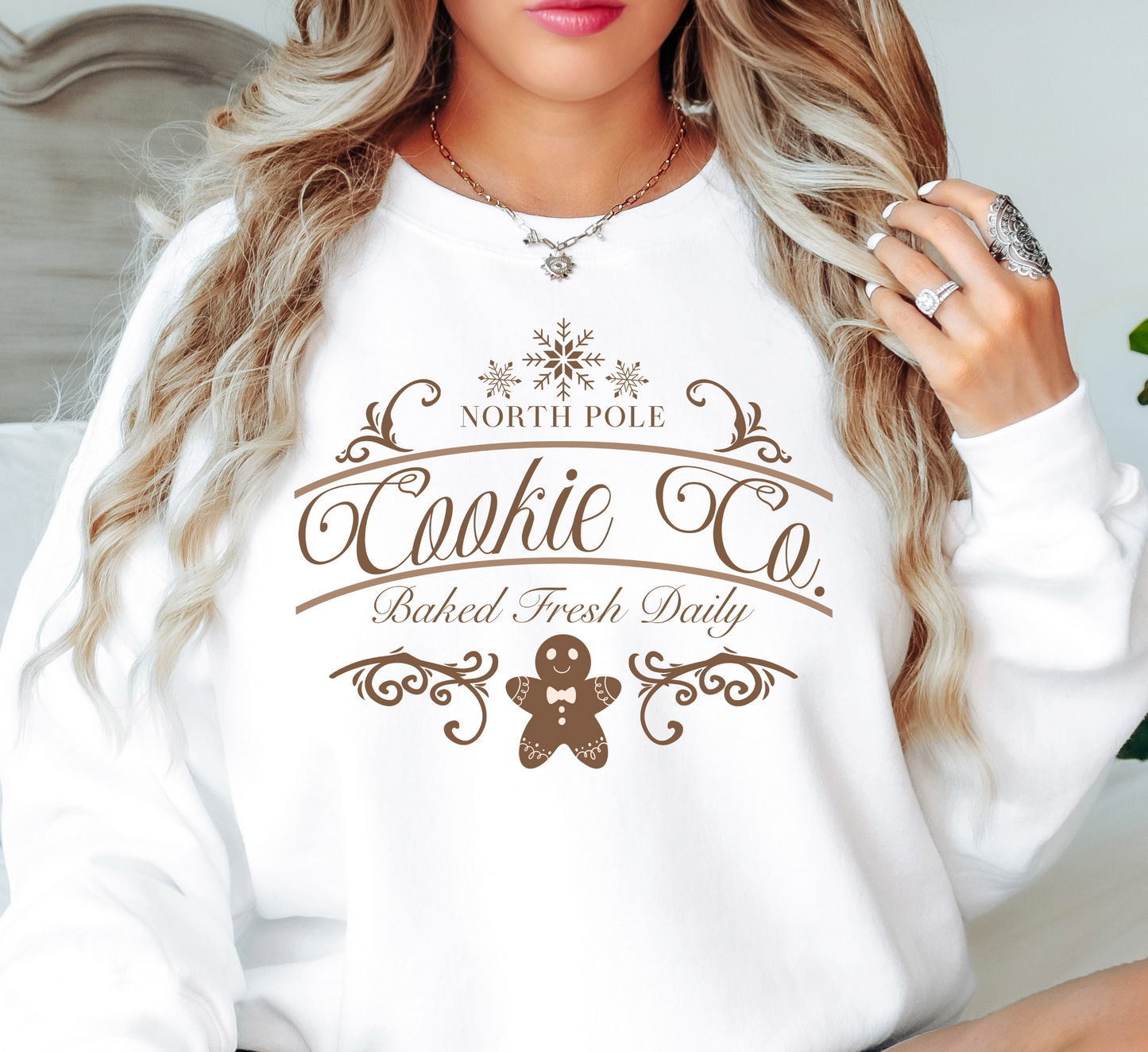 North Pole Cookie Co. Sweatshirt | Tis The Season Collection | Unique Gifts for Family Friends