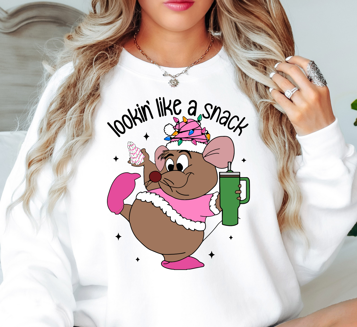 Xmas Lookin' Like A Snack Gus Gus Sweatshirt | Tis The Season Collection | Unique Gifts for Family Friends