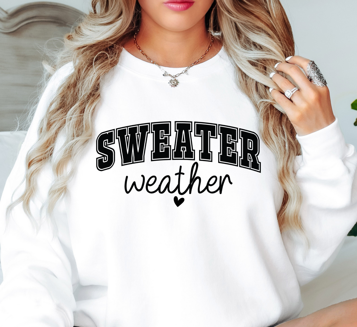 Sweater Weather Sweatshirt | Frosty Chic Collection | Unique Gifts for Family Friends