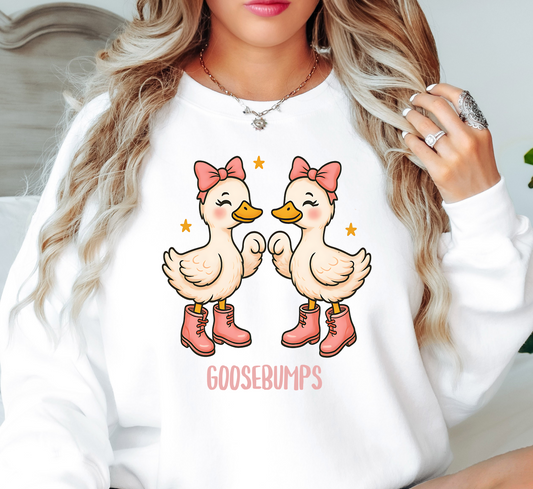 Cutie Goosebumps Sweatshirt | Groovy Vibes Collection | Unique Gifts for Family and Friends