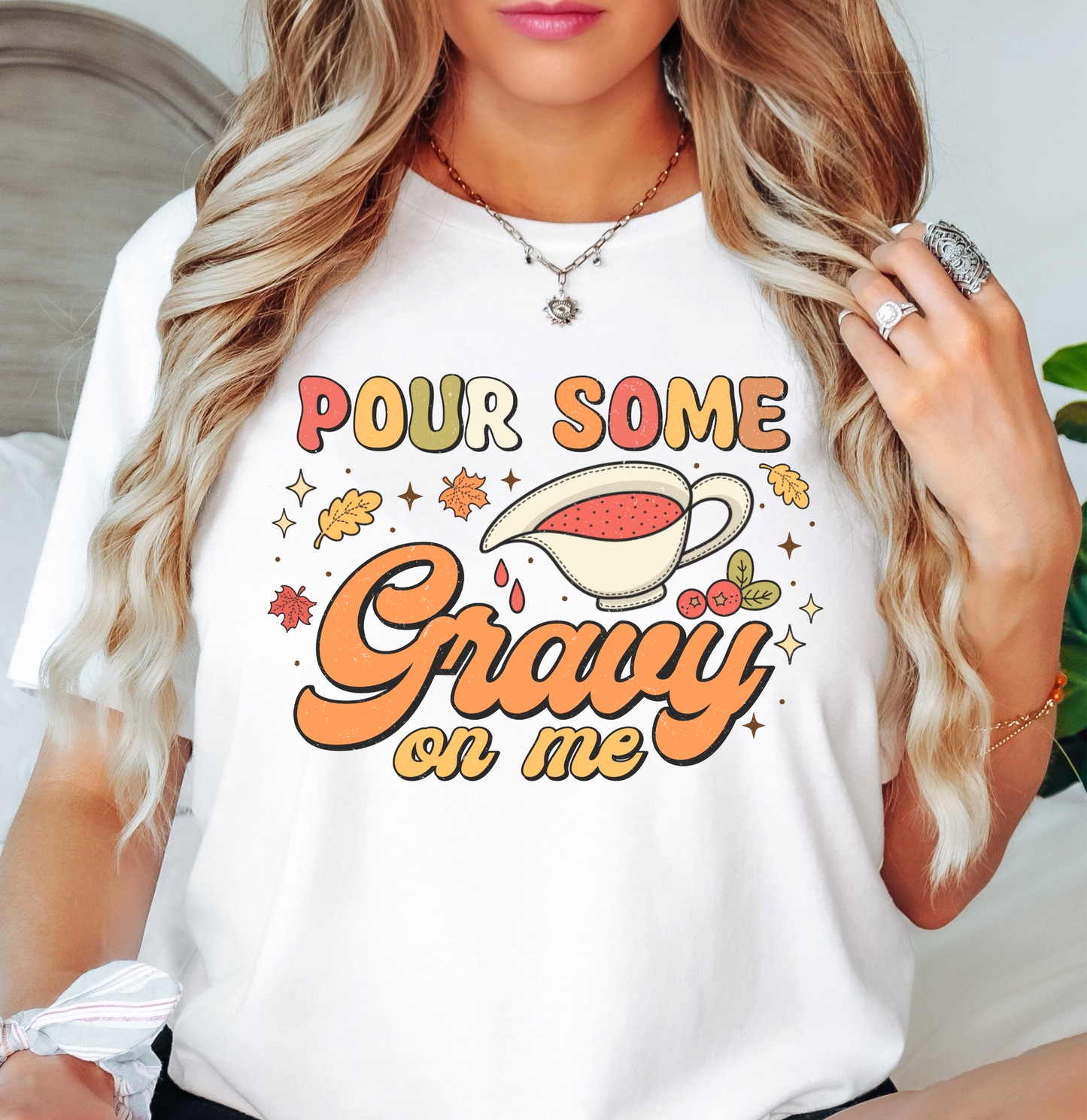 Pour Some Gravy On Me Tee | Harvest Joy Collection | Unisex Pre-Shrunk T-Shirt