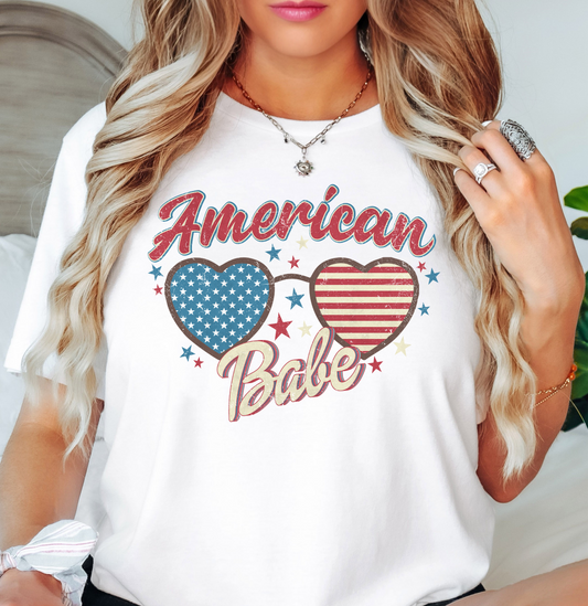 American Babe Tee | Stars and Stripes Collection | Unisex Pre-Shrunk T-Shirt