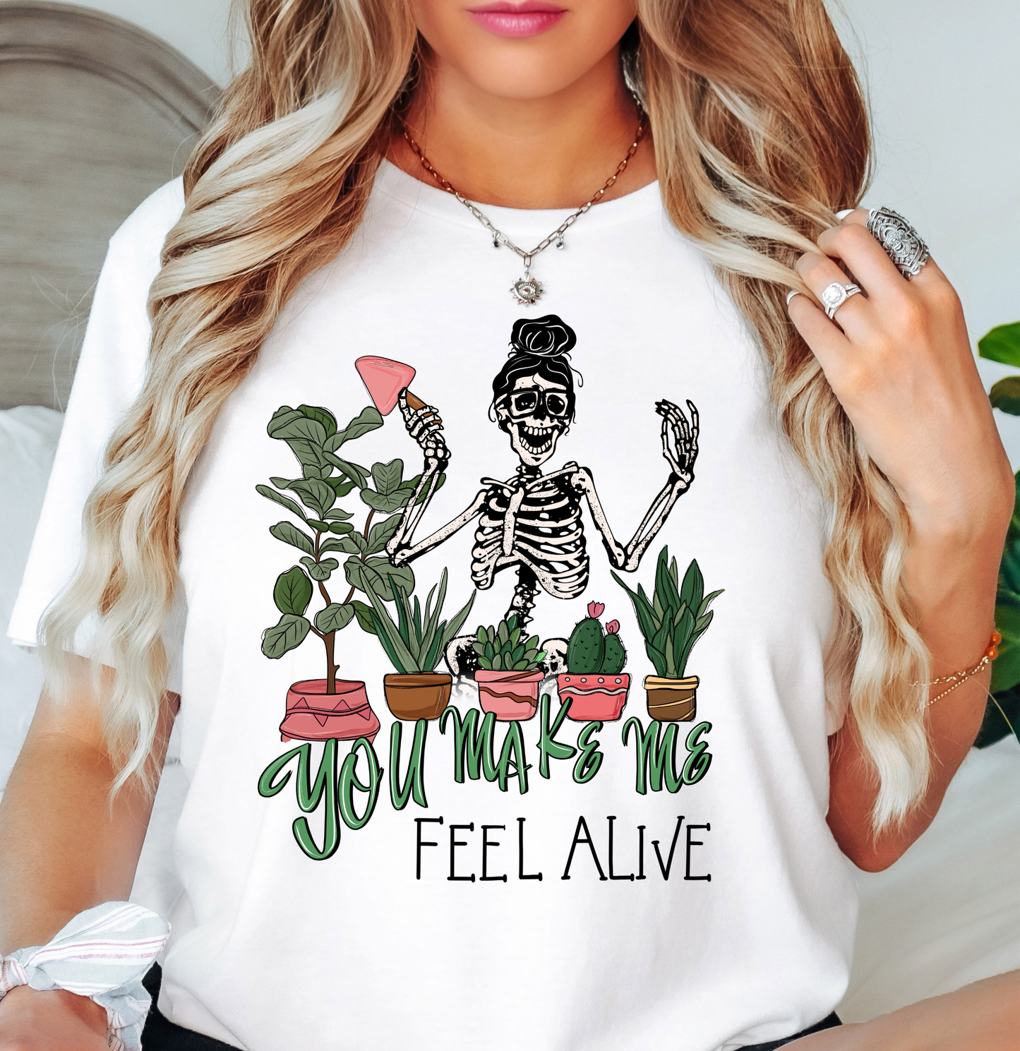 Feel Alive Plants Tee | Spring Fling Collection | Unisex Pre-Shrunk T-Shirt