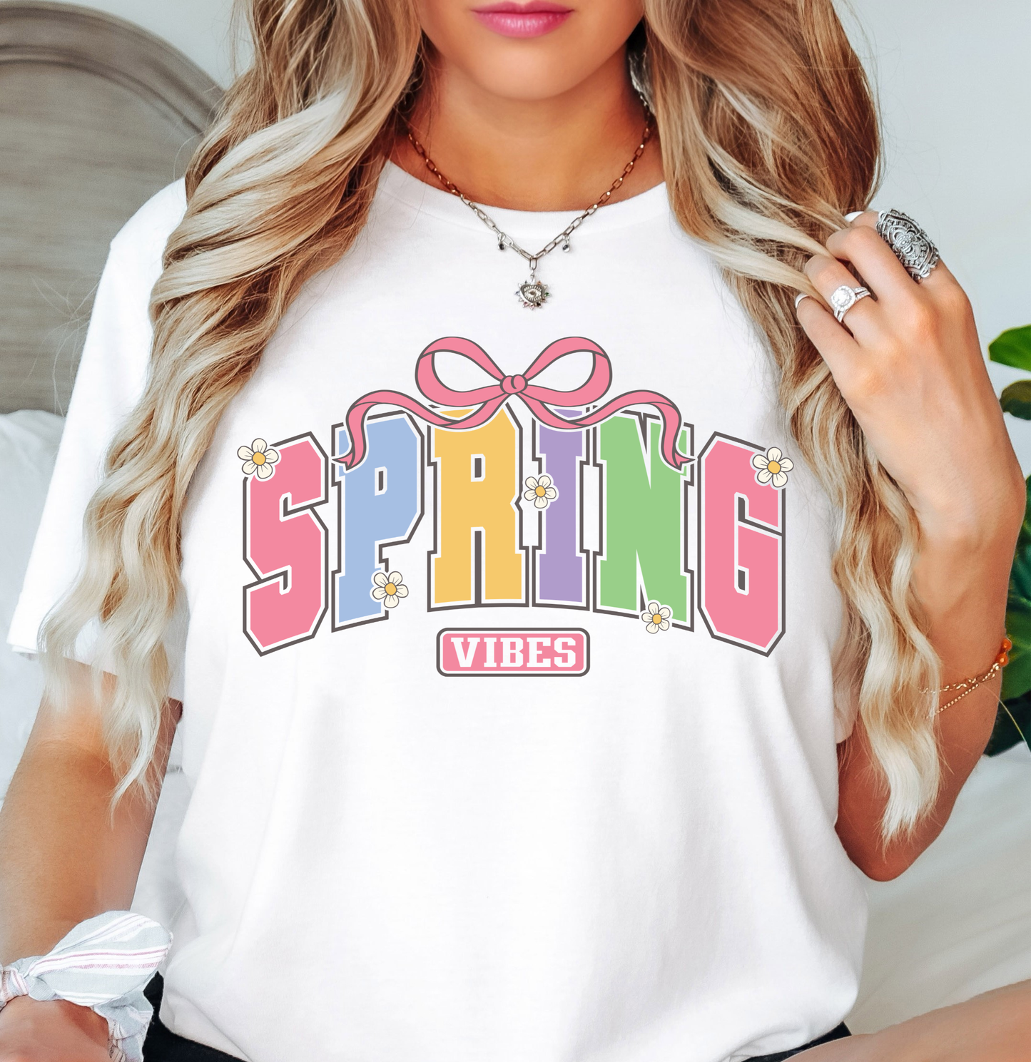 Spring Vibes Daisy Tee | Spring Fling Collection | Unisex Pre-Shrunk T-Shirt
