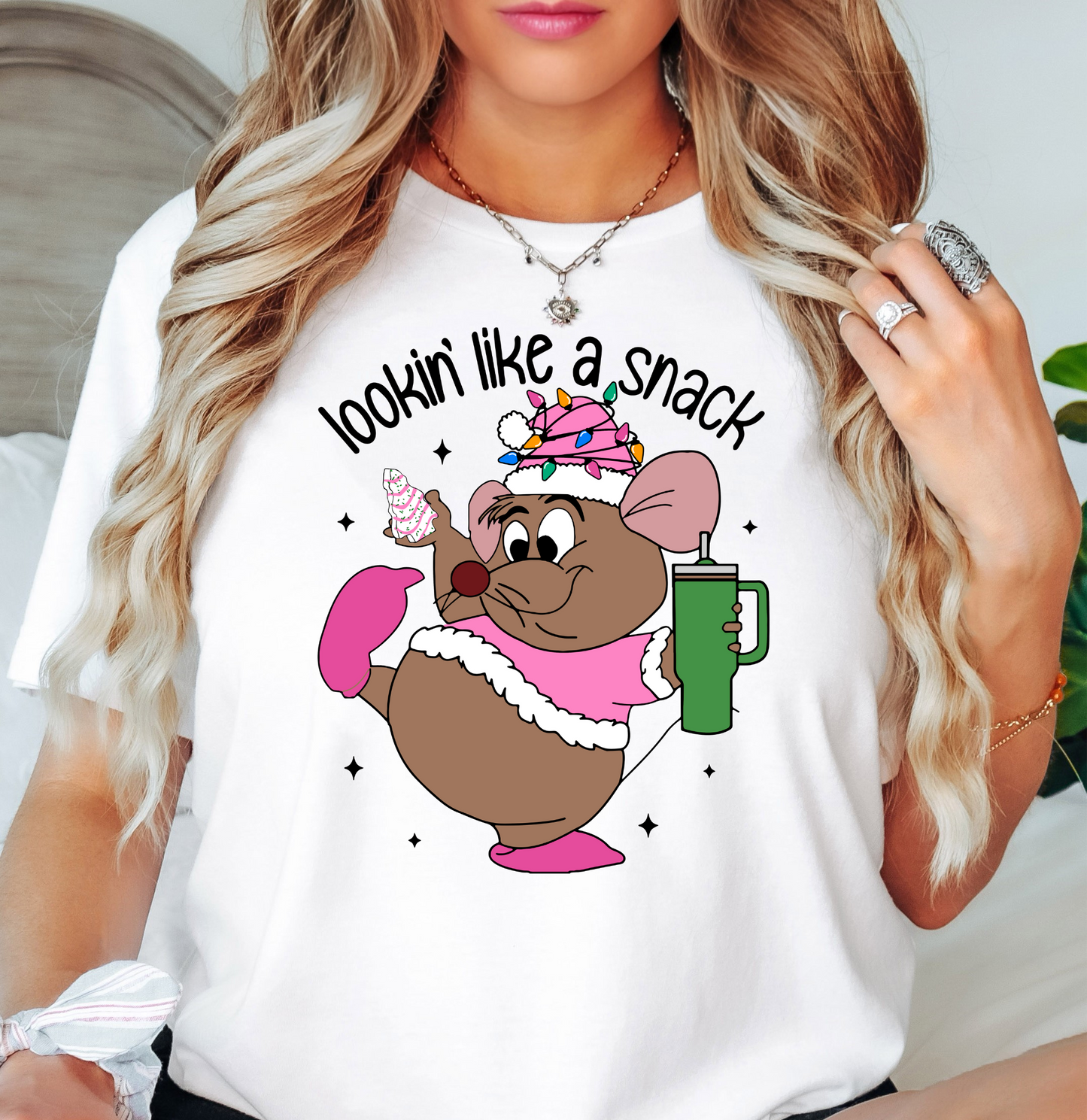 Xmas Lookin' Like A Snack Gus Gus Tee | Tis The Season Collection | Unisex Pre-Shrunk T-Shirt