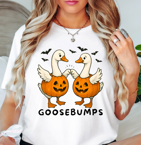Spooky Goosebumps Tee | Boo-tiful Vibes Collection | Unisex Pre-Shrunk T-Shirt