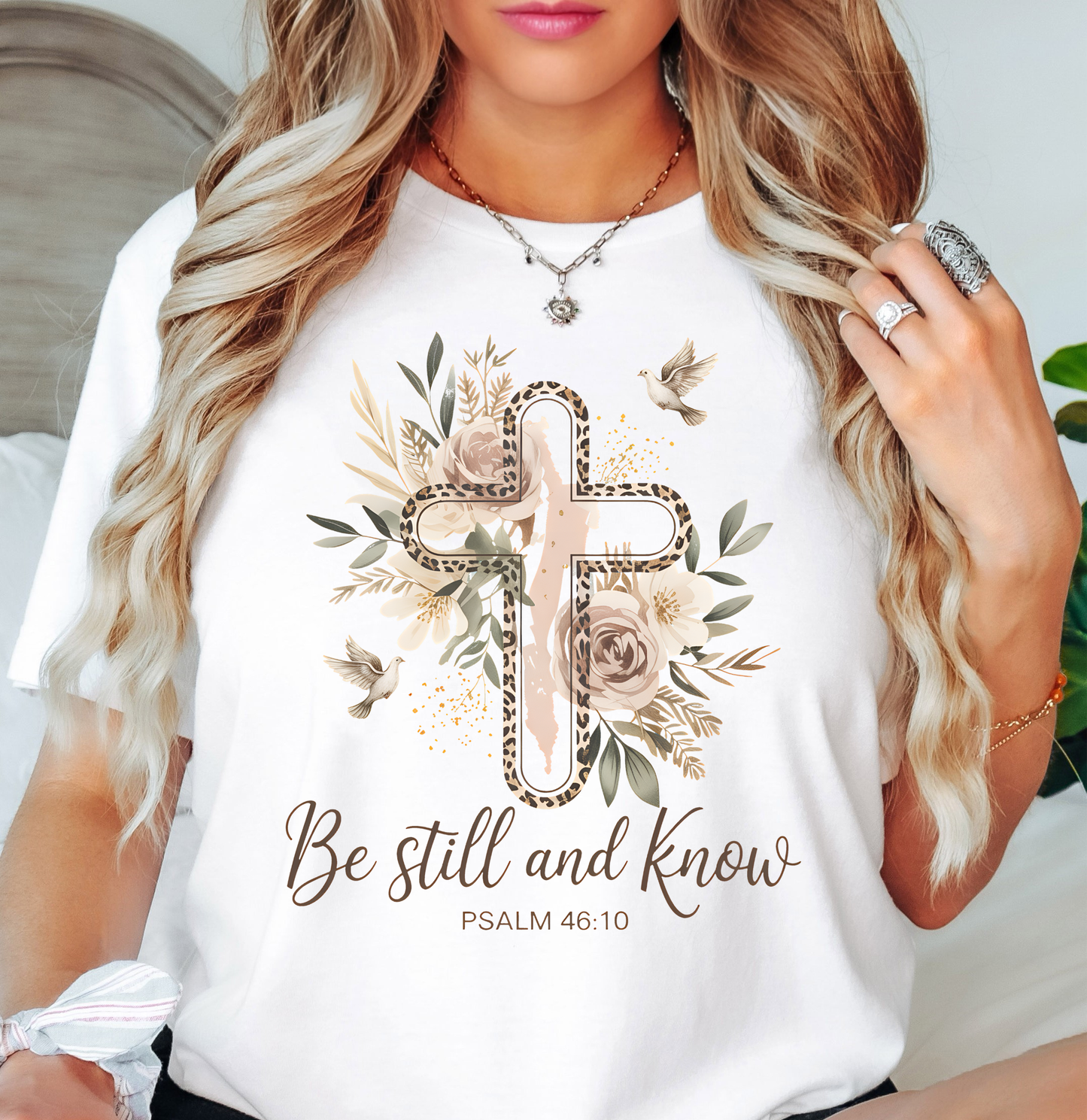 Be Still (Psalm 46:10) Tee | Walk By Faith Collection | Unisex Pre-Shrunk T-Shirt