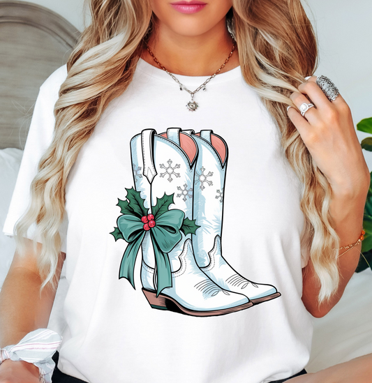 Western Winter Tee | Frosty Chic Collection | Unisex Pre-Shrunk T-Shirt
