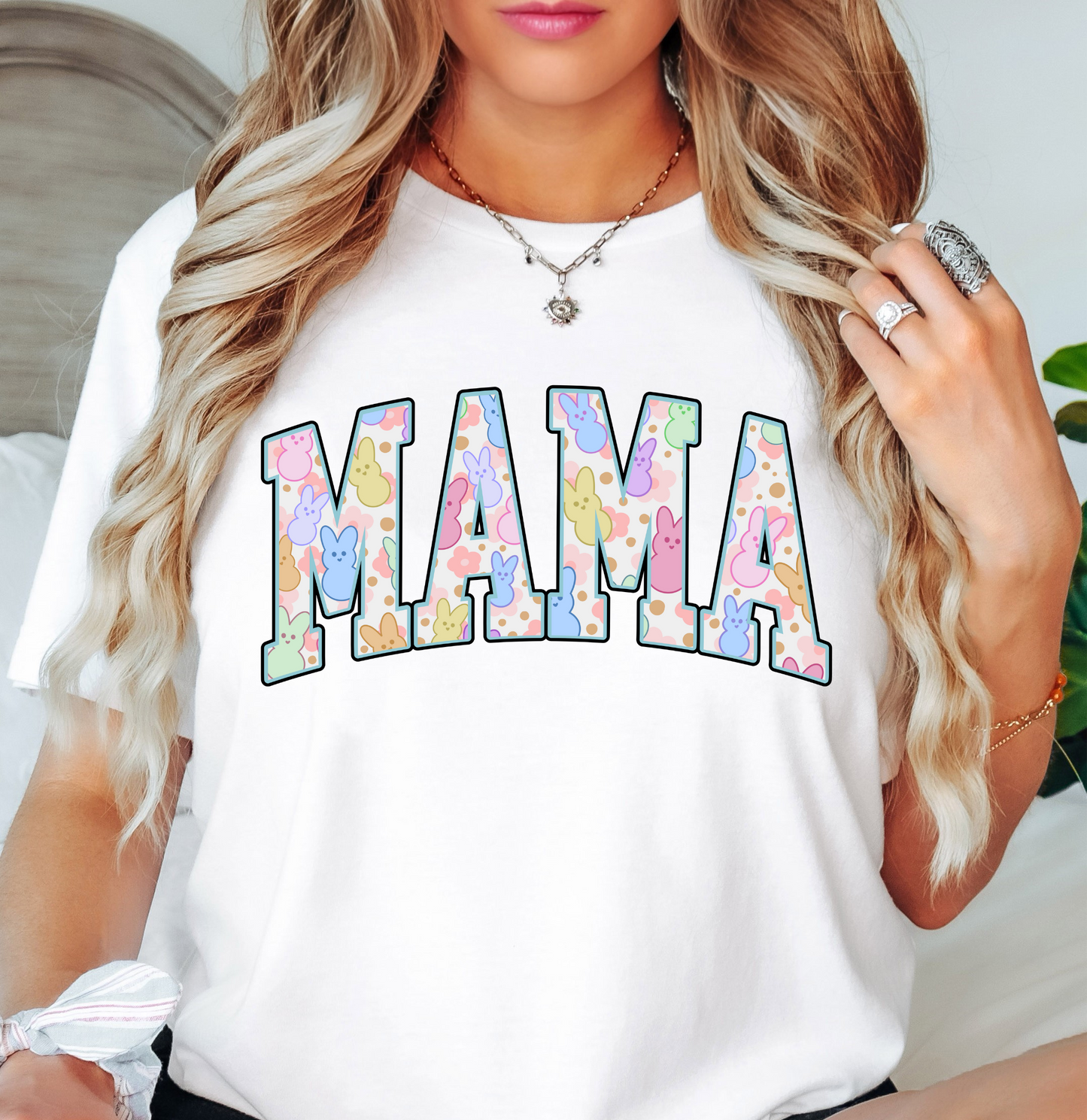 Retro Easter Mama Tee | Mama Mode Activated Collection | Unisex Pre-Shrunk T-Shirt