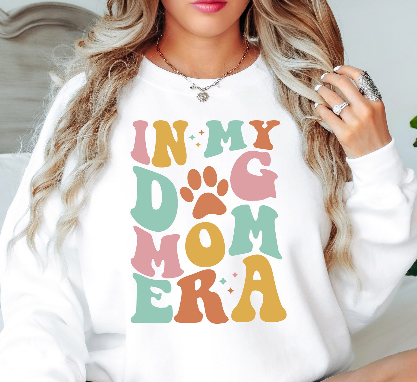 In My Dog Mom Era Sweatshirt | Pawsitive Vibes Collection | Unique Gifts for Family and Friends