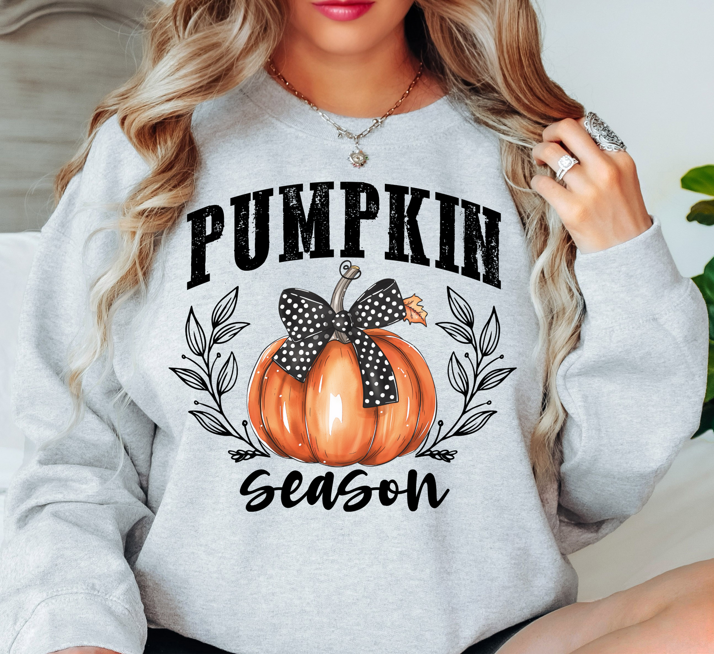 Pumpkin Season Sweatshirt | Falling For You Collection | Unique Gifts for Family Friends