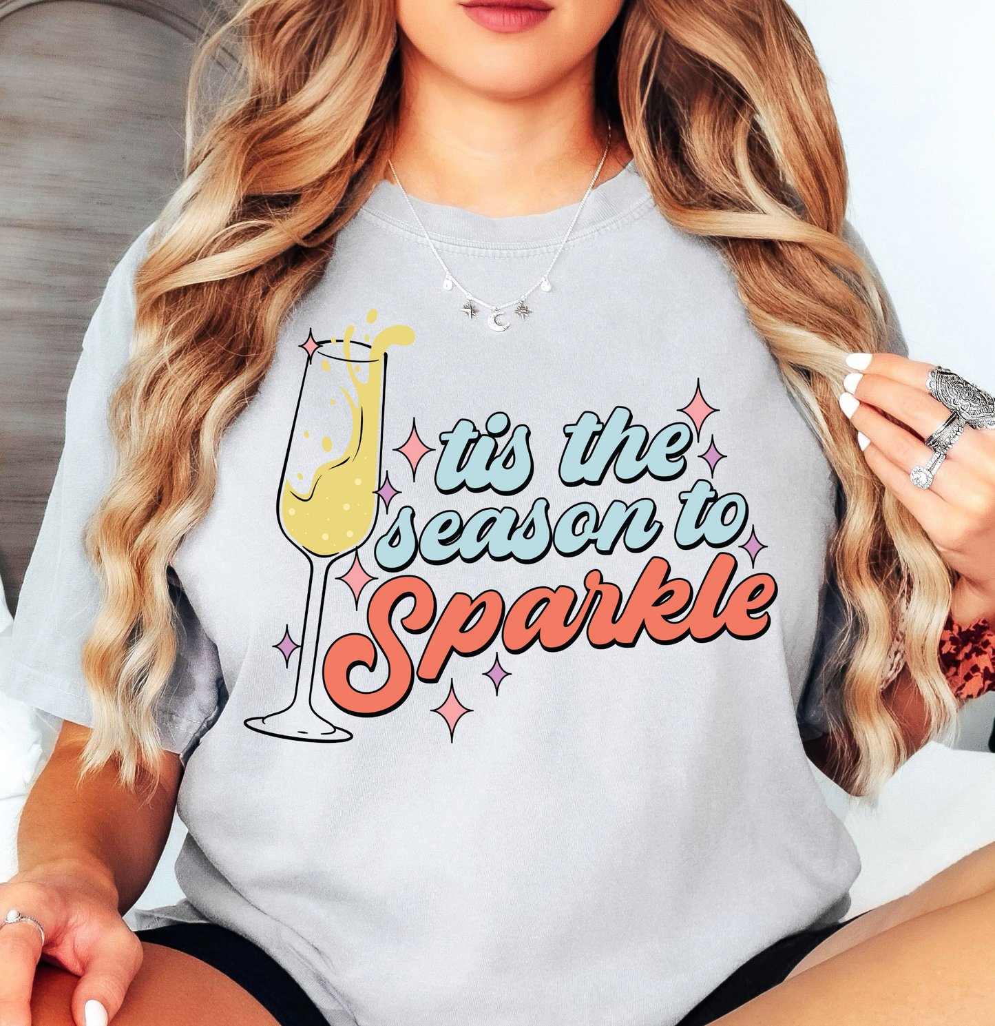 Tis The Season To Sparkle Tee | New Year Magic Collection | Unisex Pre-Shrunk T-Shirt