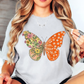 Two Tone Floral Butterfly Tee | Spring Fling Collection | Unisex Pre-Shrunk T-Shirt