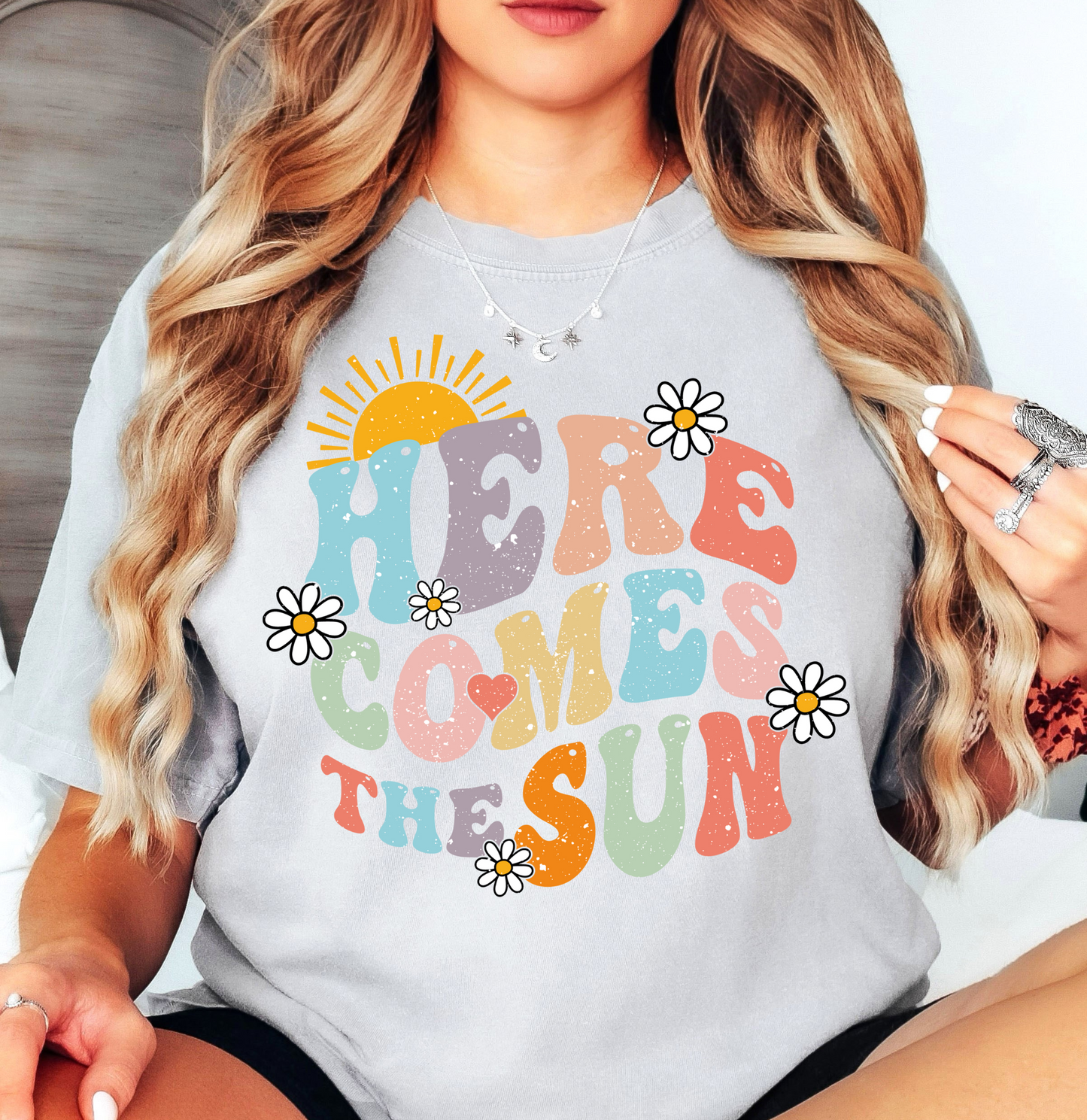 Here Comes The Sun Tee | Spring Fling Collection | Unisex Pre-Shrunk T-Shirt