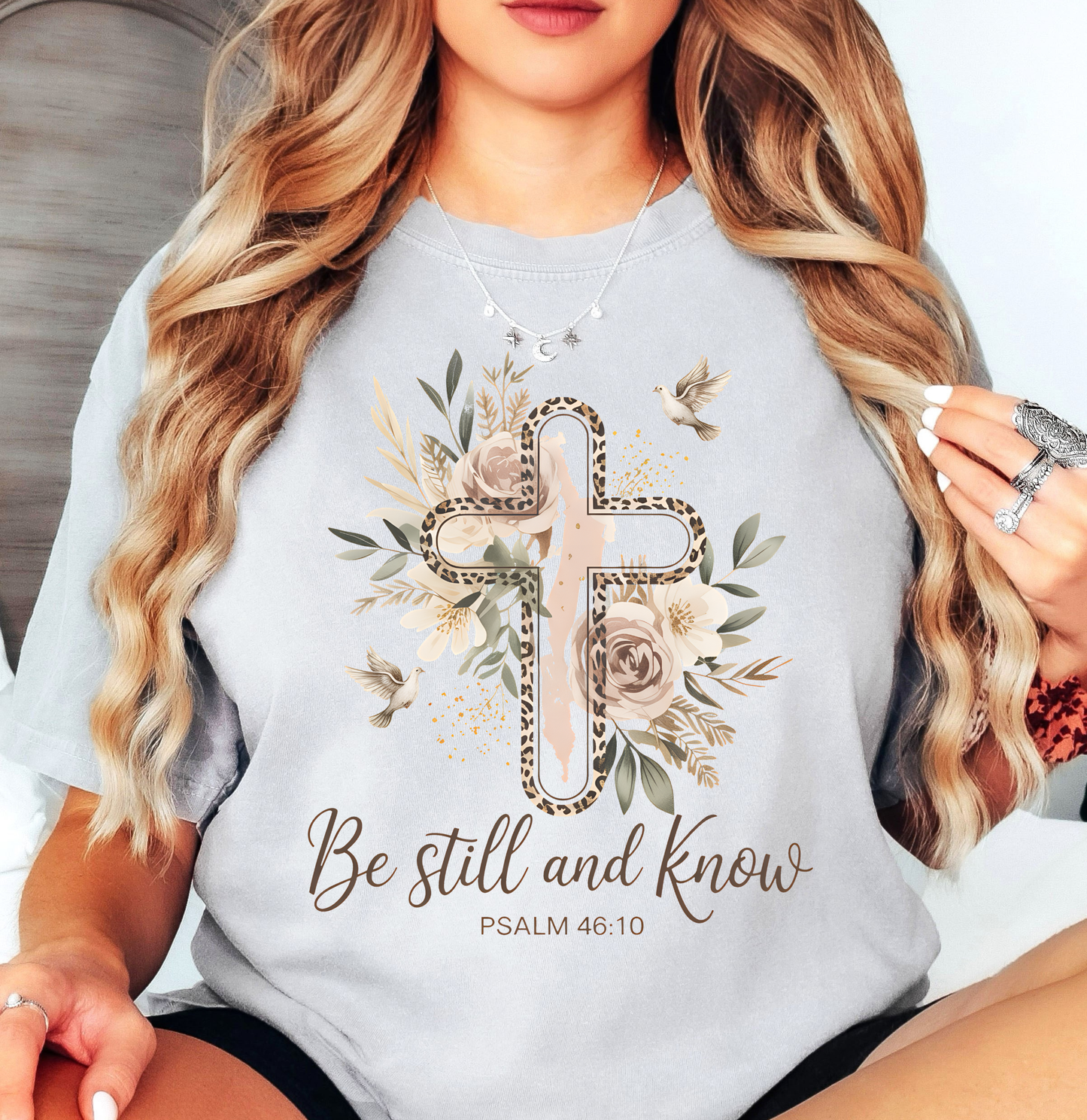 Be Still (Psalm 46:10) Tee | Walk By Faith Collection | Unisex Pre-Shrunk T-Shirt