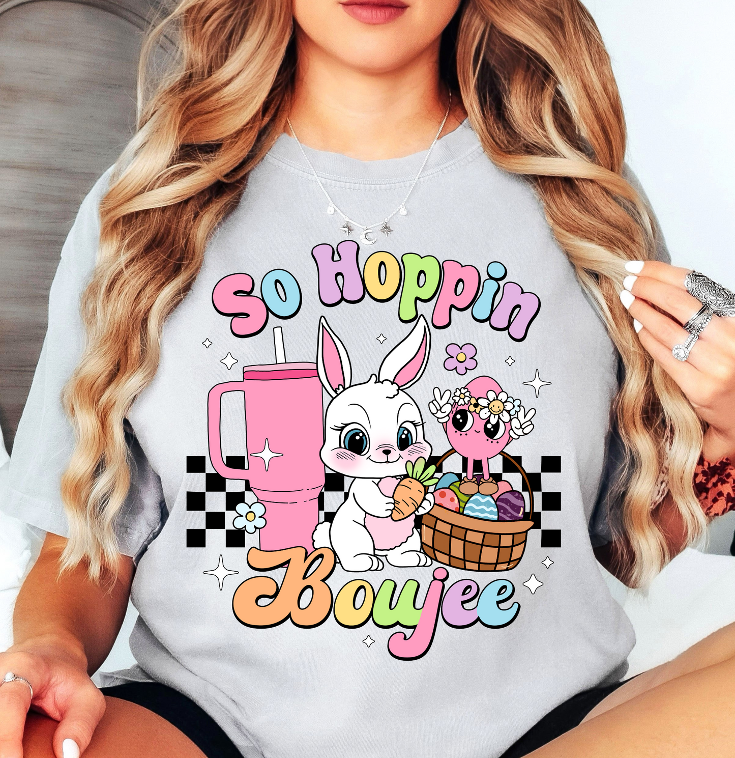 So Hoppin Boujee Tee | Hoppin' Into Spring Collection | Unisex Pre-Shrunk T-Shirt