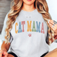 Cat Mama Tee | Pawsitive Vibes Collection | Unisex Pre-Shrunk T-Shirt