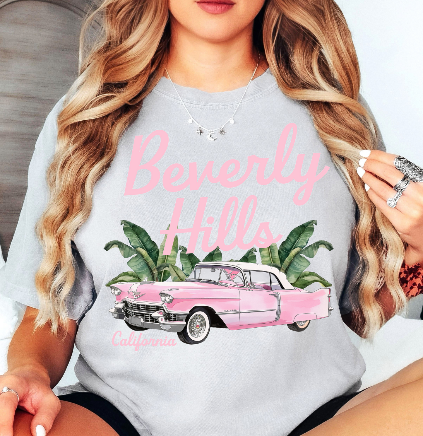 Beverly Hills Tee | Groovy Vibes Collection | Unisex Pre-Shrunk T-Shirt