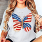 USA Butterfly Tee | Stars and Stripes Collection | Unisex Pre-Shrunk T-Shirt