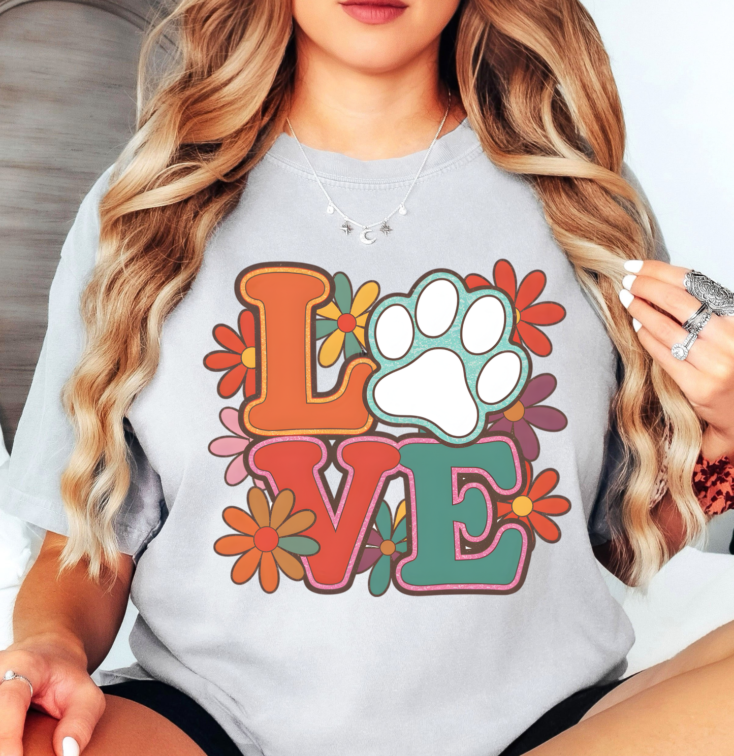 Paw Love Tee | Pawsitive Vibes Collection | Unisex Pre-Shrunk T-Shirt
