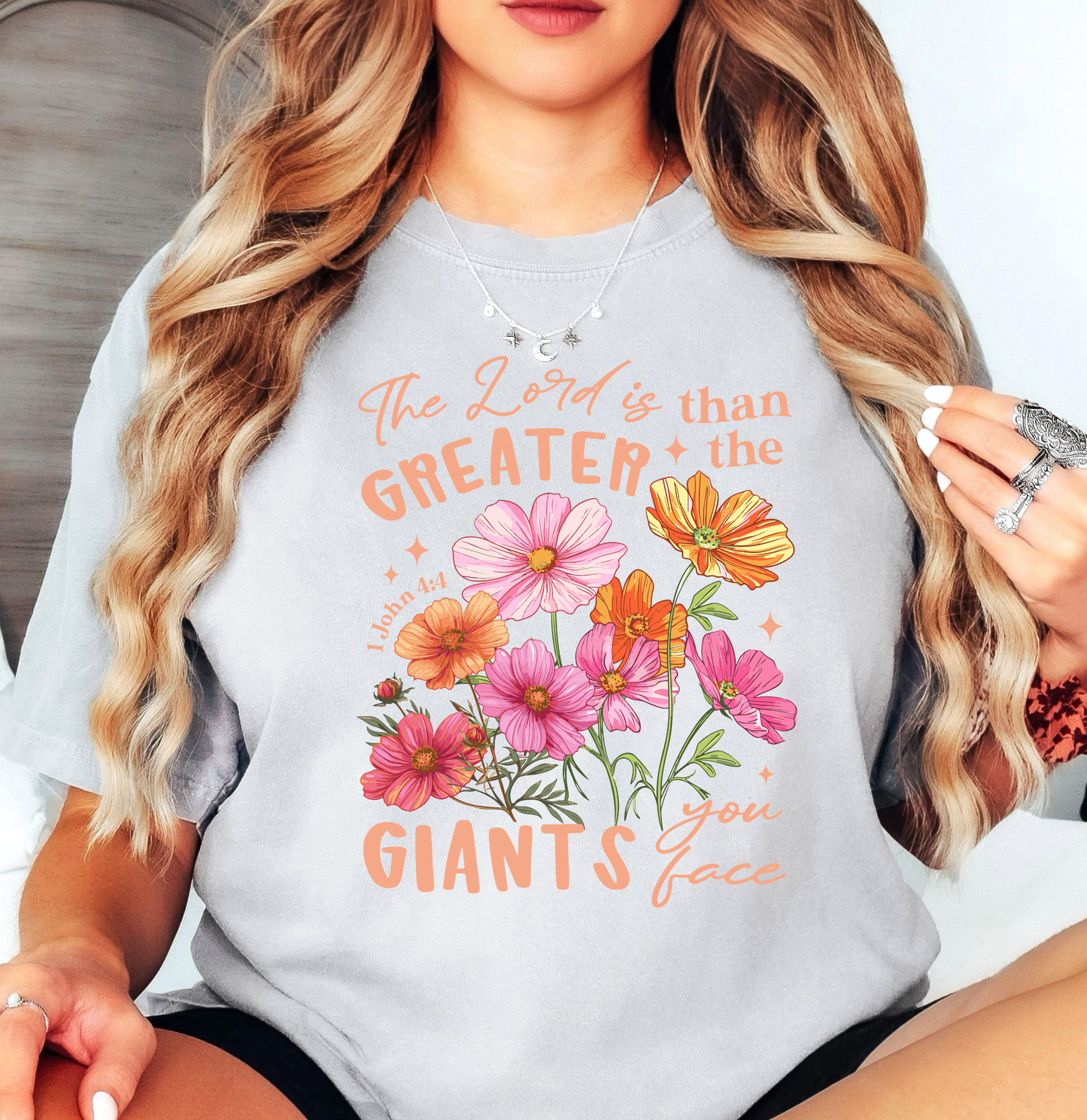 The Lord Is Greater (1 John) Tee | Walk By Faith Collection | Unisex Pre-Shrunk T-Shirt