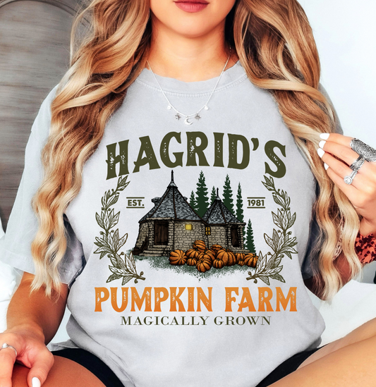 Hagrid's Pumpkin Farm Tee | Boo-tiful Vibes Collection | Unisex Pre-Shrunk T-Shirt