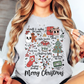 Merry Xmas Doodles Tee | Tis The Season Collection | Unisex Pre-Shrunk T-Shirt