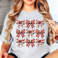 Coquette Bows Red Tan Tee | XoXo Love Collection | Unisex Pre-Shrunk T-Shirt