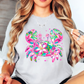 Floral Tropical Crab Tee | Beach Breeze Collection | Unisex Pre-Shrunk T-Shirt