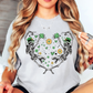 Dancing Skeleton Heart Tee | Feeling Lucky Collection | Unisex Pre-Shrunk T-Shirt