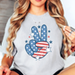 USA Peace Hand Tee | Stars and Stripes Collection | Unisex Pre-Shrunk T-Shirt
