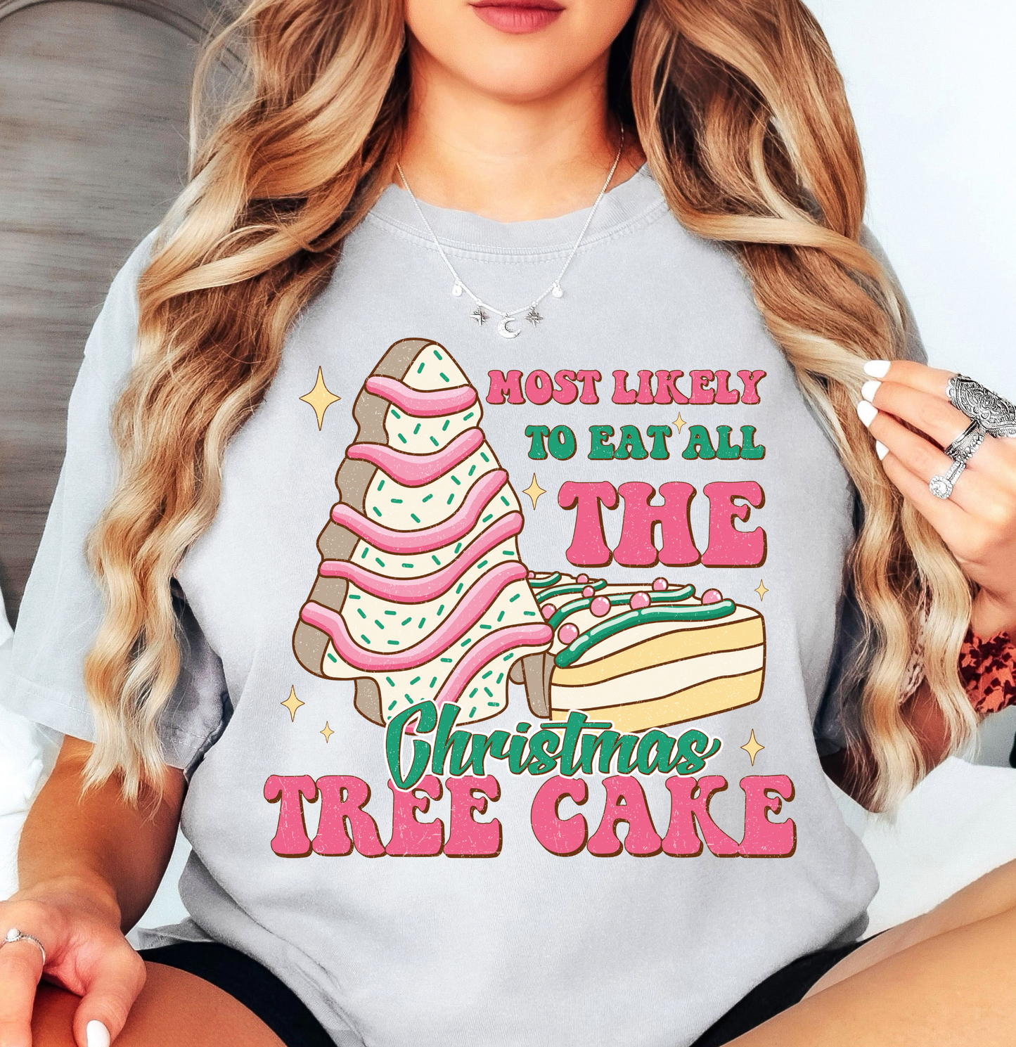 Christmas Tree Cake Tee | Tis The Season Collection | Unisex Pre-Shrunk T-Shirt