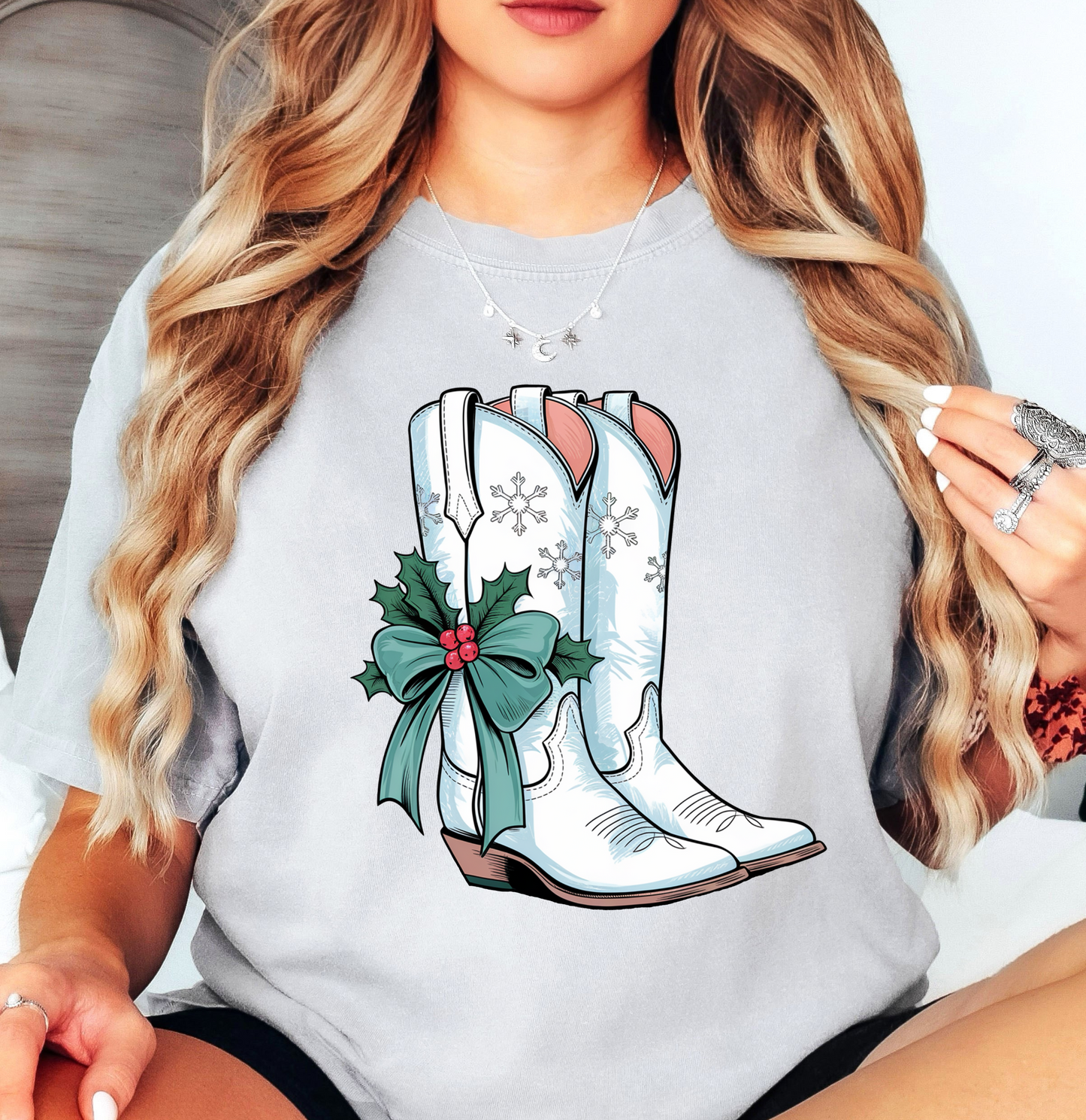 Western Winter Tee | Frosty Chic Collection | Unisex Pre-Shrunk T-Shirt
