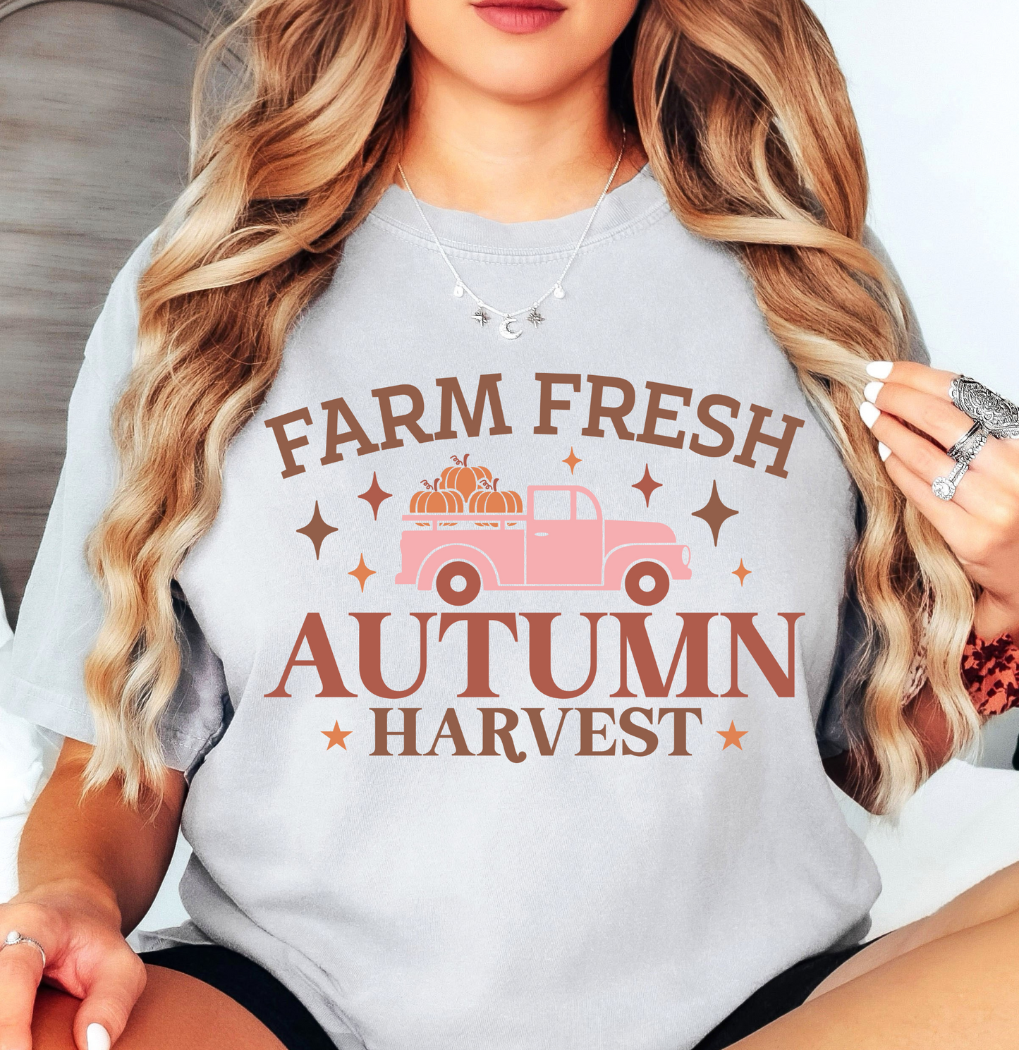 Farm Fresh Autumn Harvest Tee | Falling For You Collection | Unisex Pre-Shrunk T-Shirt