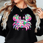 Floral Tropical Crab Sweatshirt | Beach Breeze Collection | Unique Gifts for Family Friends