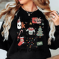 Merry Xmas Doodles Sweatshirt | Tis The Season Collection | Unique Gifts for Family Friends