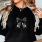 Spooky Coquette Mama Sweatshirt | Mama Mode Activated Collection | Unique Gifts for Family Friends