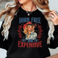 Born Free Expensive Sweatshirt | Stars and Stripes Collection | Unique Gifts for Family and Friends