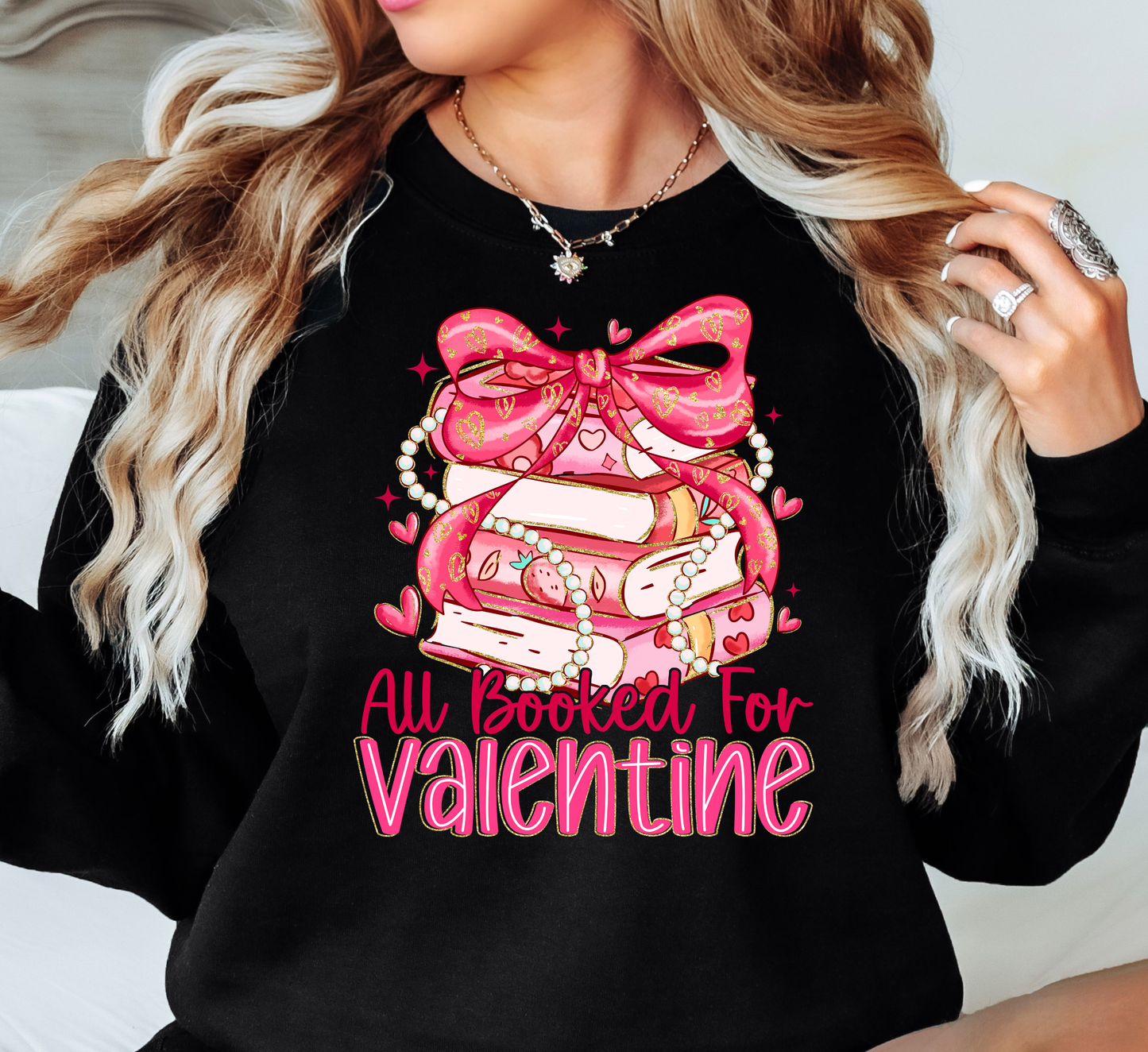 All Booked For Valentine Sweatshirt | XoXo Love Collection | Unique Gifts for Family Friends