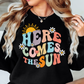 Here Comes The Sun Sweatshirt | Spring Fling Collection | Unique Gifts for Family Friends