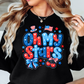 Oh My Stars Sweatshirt | Stars and Stripes Collection | Unique Gifts for Family and Friends